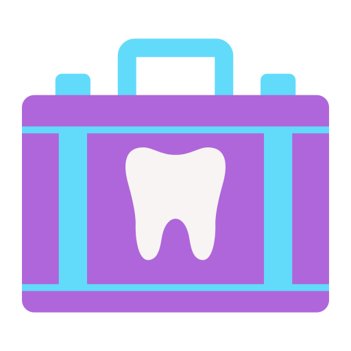 kit dentale Generic color fill icona