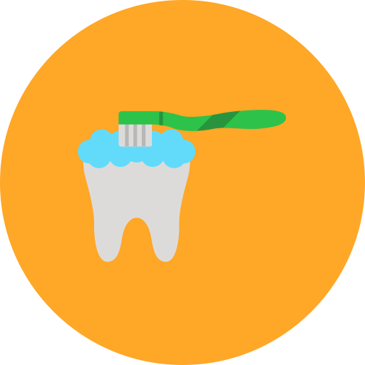 Teeth brushing Generic color fill icon