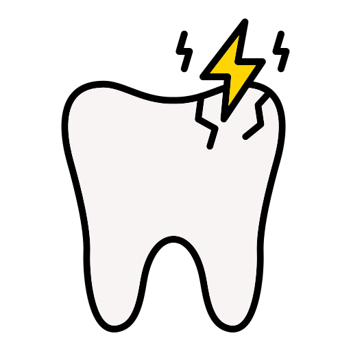 Зубная боль Generic color lineal-color иконка