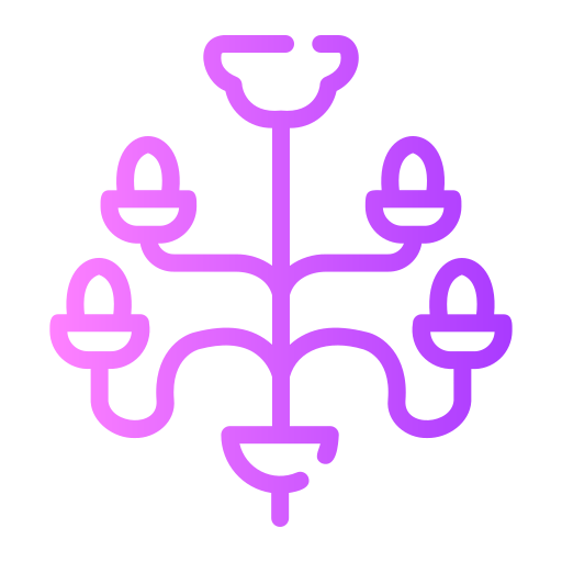 Chandelier Generic gradient outline icon
