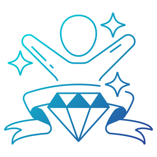diamante Generic gradient fill icono