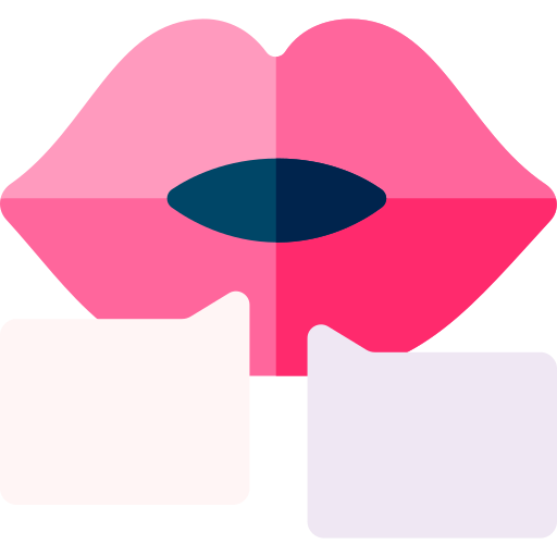 comunicación Basic Rounded Flat icono