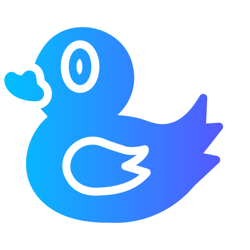 Rubber Duck Generic gradient fill icon