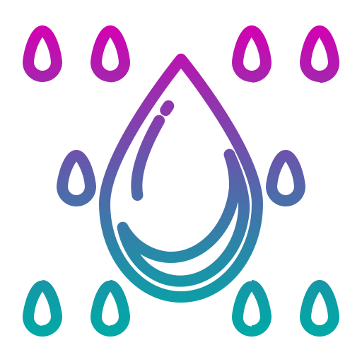 gocce d'acqua Generic gradient outline icona