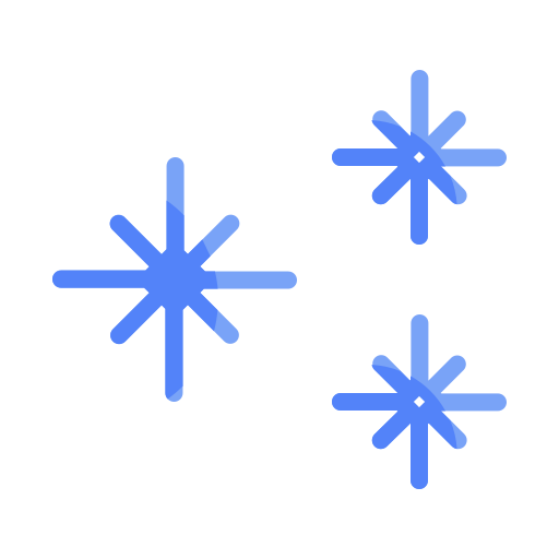 fiocchi di neve Generic color fill icona