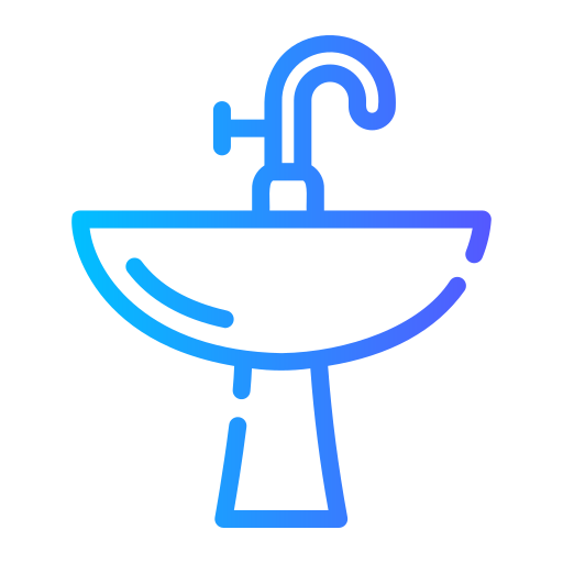 lavabo Generic gradient outline icono