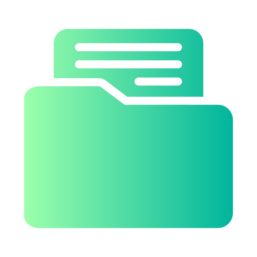 files and folders Generic gradient fill icon