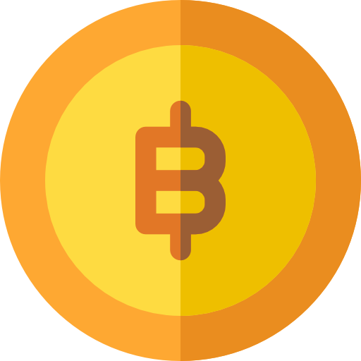 bitcoin Basic Rounded Flat icono