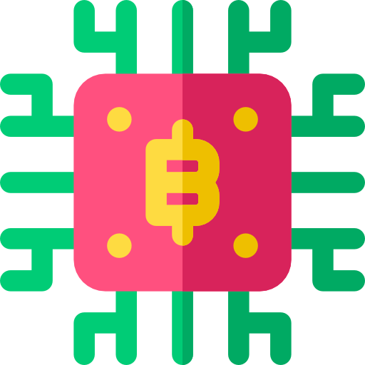 bitcoin Basic Rounded Flat icono