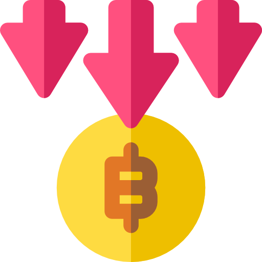 bitcoin Basic Rounded Flat Icône