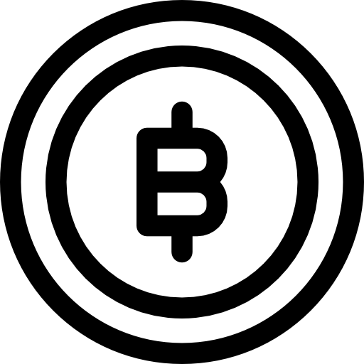 비트 코인 Basic Rounded Lineal icon