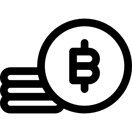 bitcoin Basic Rounded Lineal Icône