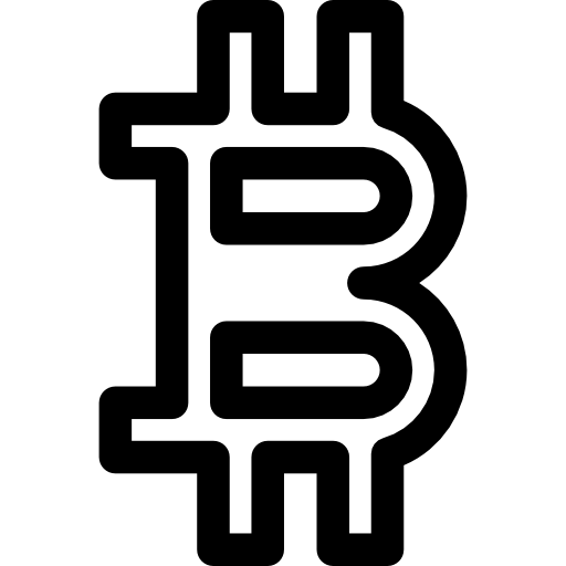 비트 코인 Basic Rounded Lineal icon