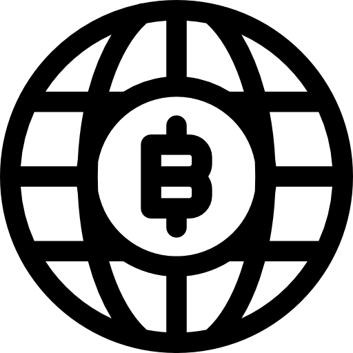 bitcoin Basic Rounded Lineal Icône