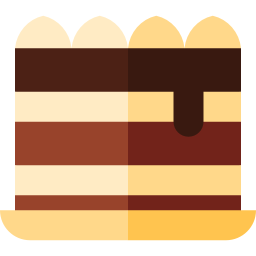 tiramisu Basic Straight Flat icoon