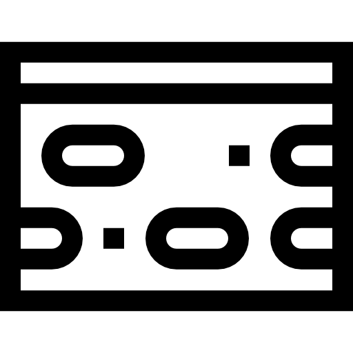 turrón Basic Straight Lineal icono