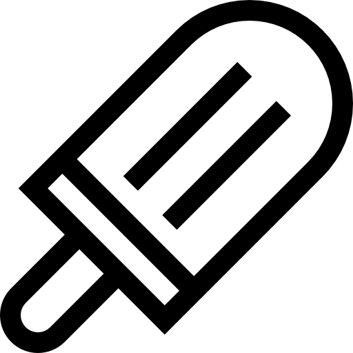 ghiacciolo Basic Straight Lineal icona