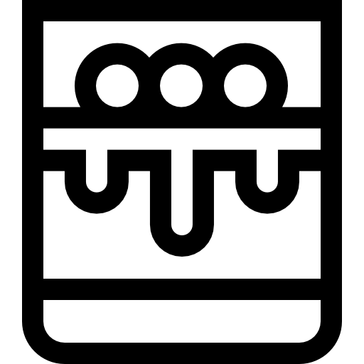 Panna cotta Basic Straight Lineal icon