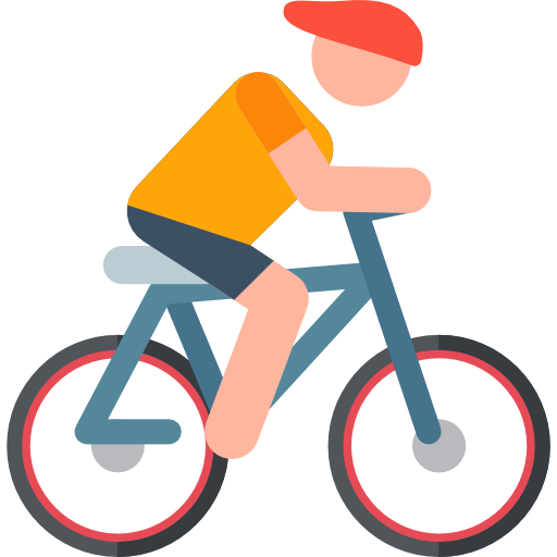 サイクリング Pictograms Colour icon