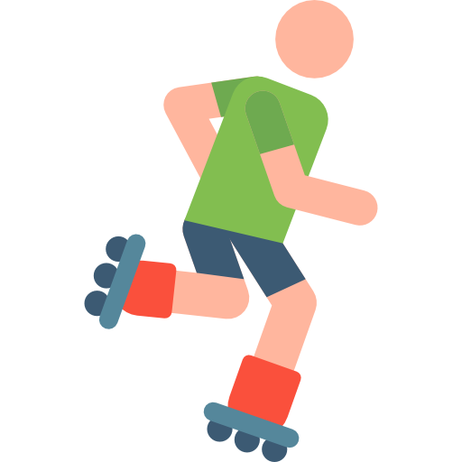 Roller skate Pictograms Colour icon