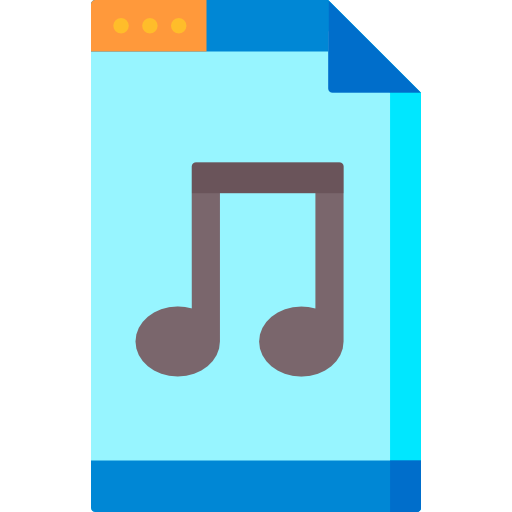 音楽ファイル Special Flat icon