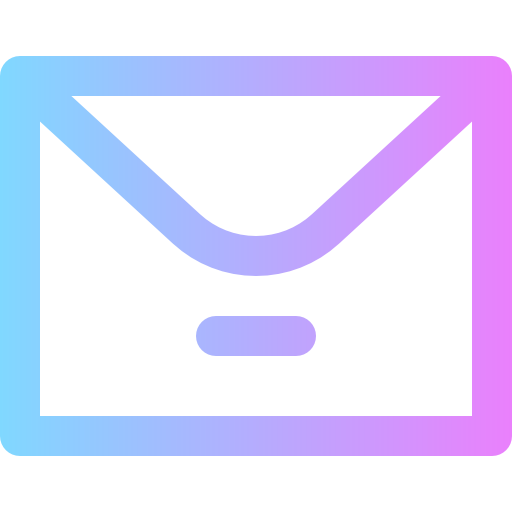 e-mail Super Basic Rounded Gradient icona