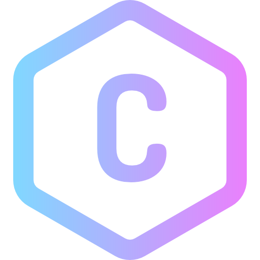 Copyright Super Basic Rounded Gradient icon
