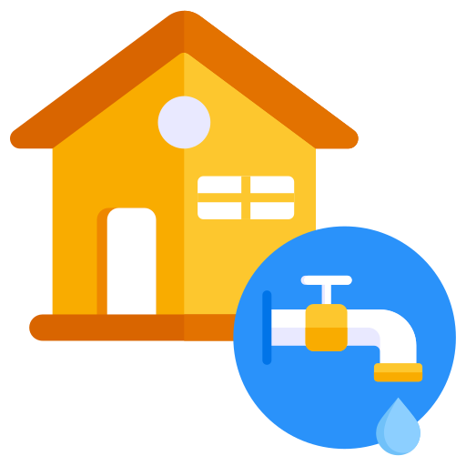 Water supply Generic color fill icon