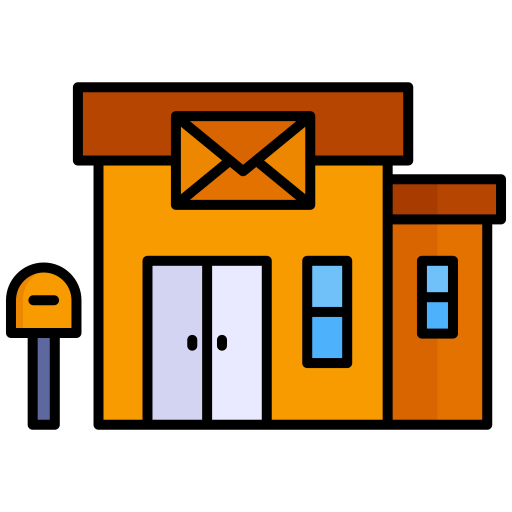 oficina postal Generic color lineal-color icono