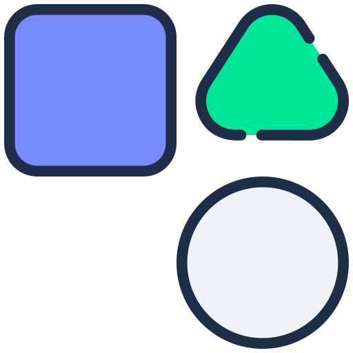 formes de base Generic color lineal-color Icône