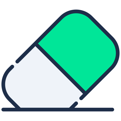 Eraser Generic color lineal-color icon