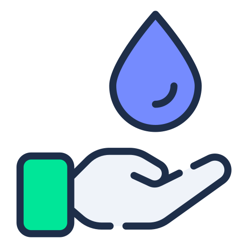 oszczędzaj wodę Generic color lineal-color ikona