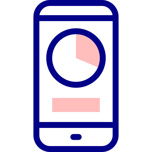 Phone Detailed Mixed Lineal color icon