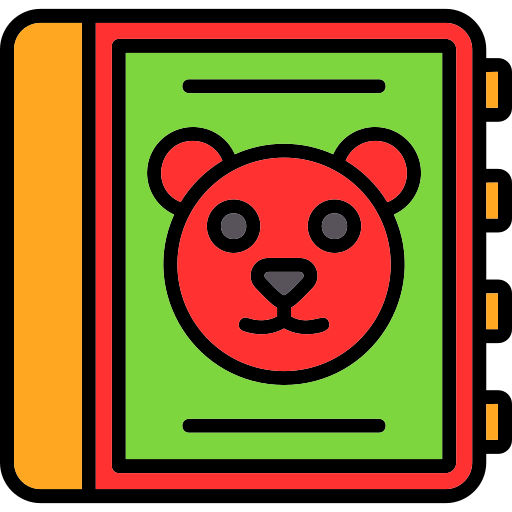 Children book Generic color lineal-color icon