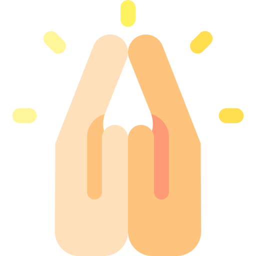 preghiera Basic Rounded Flat icona
