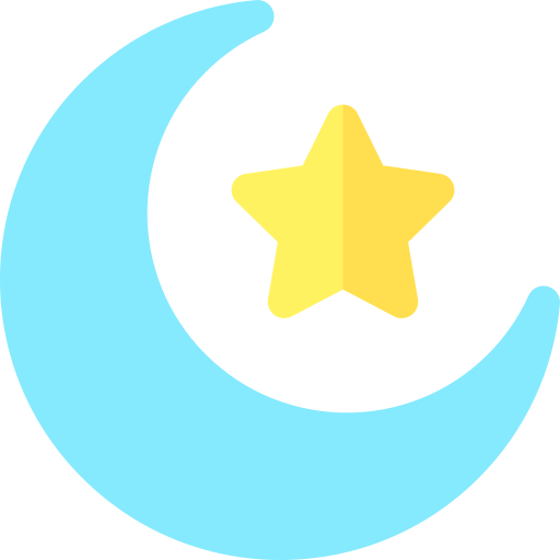 muzułmański Basic Rounded Flat ikona