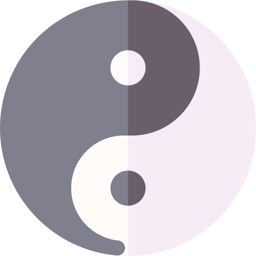 taoïsme Basic Rounded Flat icoon
