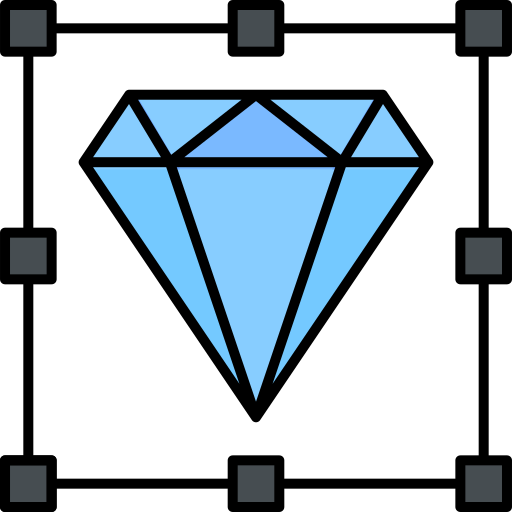 diamant Generic color lineal-color icon