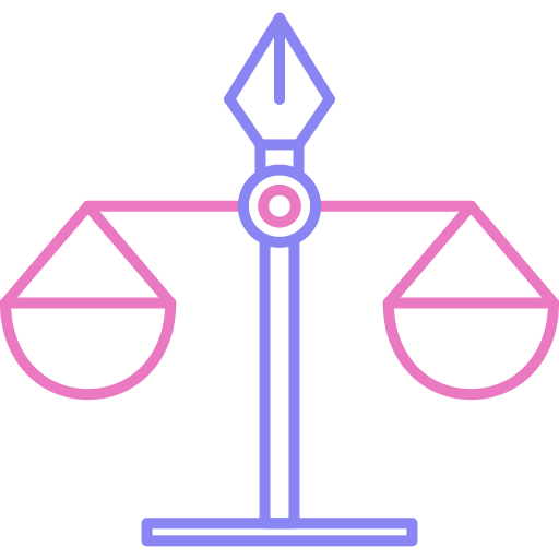 Échelle de justice Generic color outline Icône