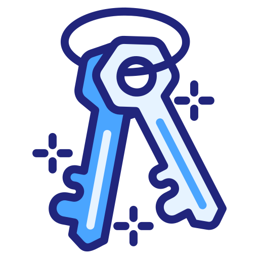 Key Generic color lineal-color icon