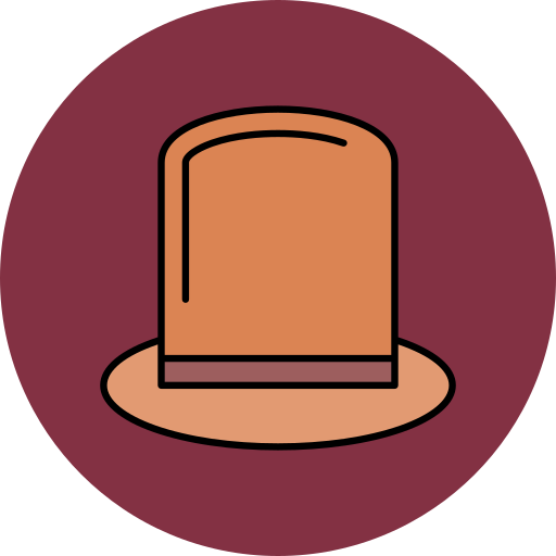 hoge hoed Generic color lineal-color icoon