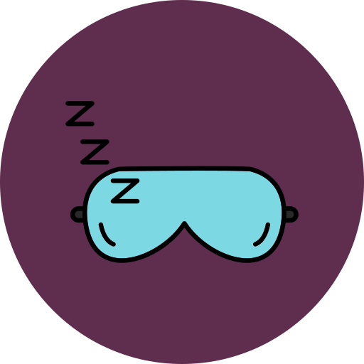 máscara de dormir Generic color lineal-color Ícone