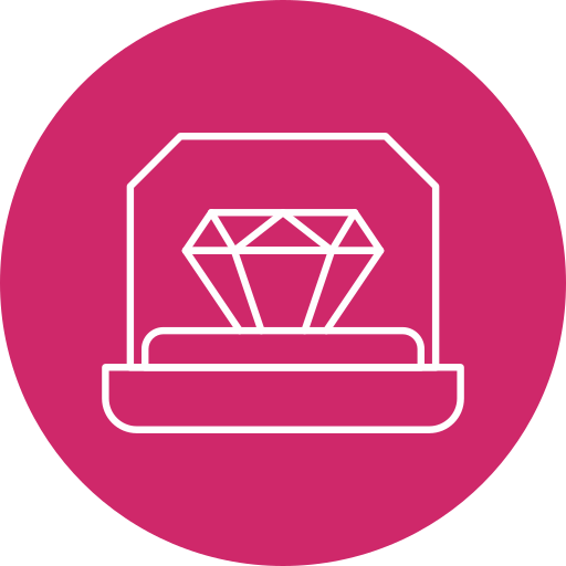 Engagement ring Generic color fill icon