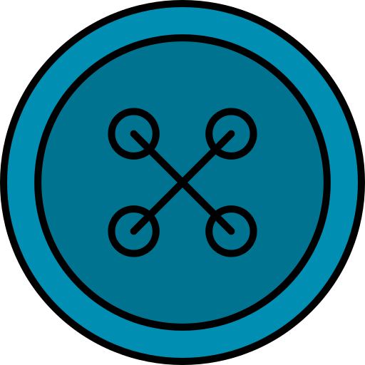 stoffknopf Generic color lineal-color icon