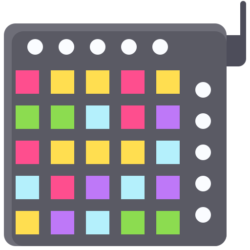 plataforma de lanzamiento Generic color fill icono