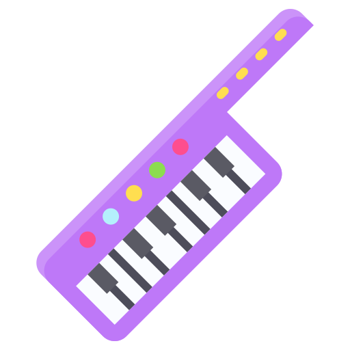 keytar Generic color fill ikona