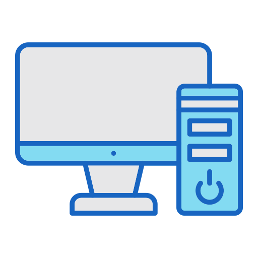 computadora Generic color lineal-color icono