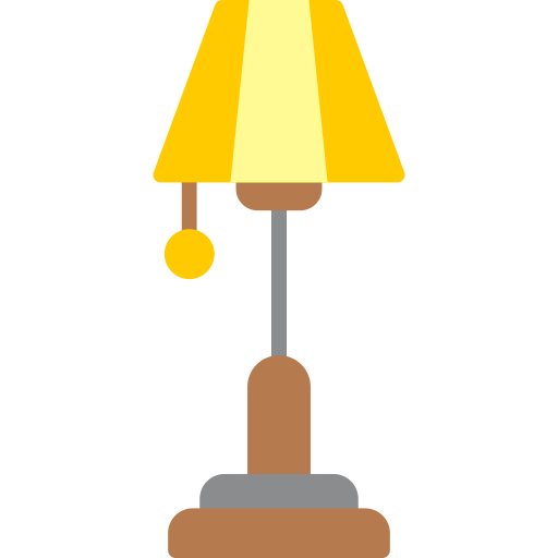 lampada da pavimento Generic color fill icona