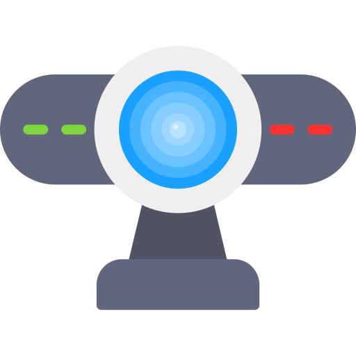 webcam Generic color fill icoon