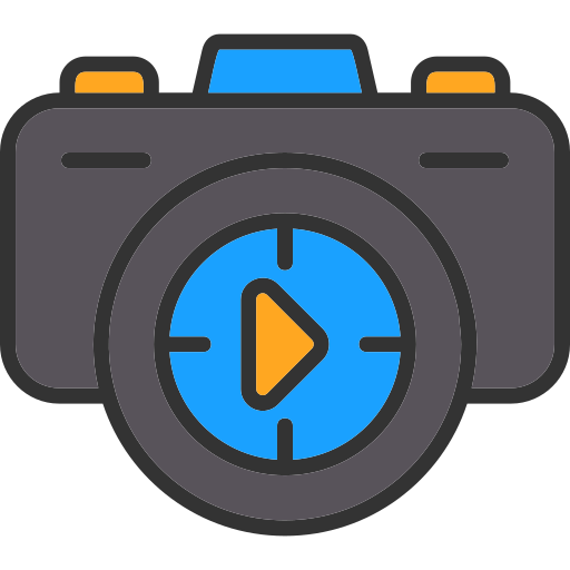 카메라 샷 Generic color lineal-color icon